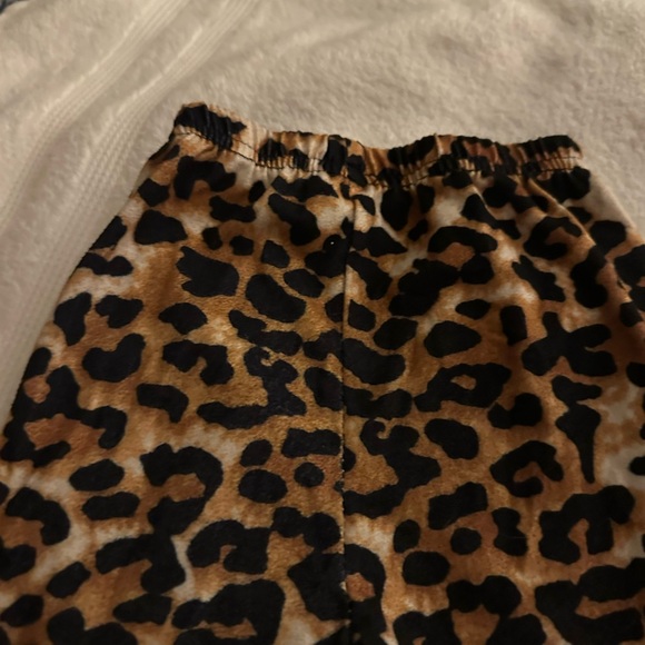Dash of Glitter manager scene Christmas 2 piece outfit flare legs XS cheetah - Picture 2 of 10